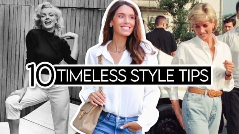 10 TIMELESS Style Tips from FASHION ICONS!