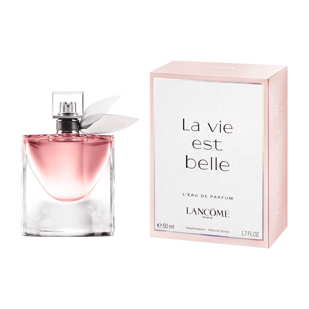 bloemige geuren: Lancôme La Vie est Belle Eau de Parfum: bloemig, zoet en elegant- bloemen geuren passen vooral bij echte romantici 