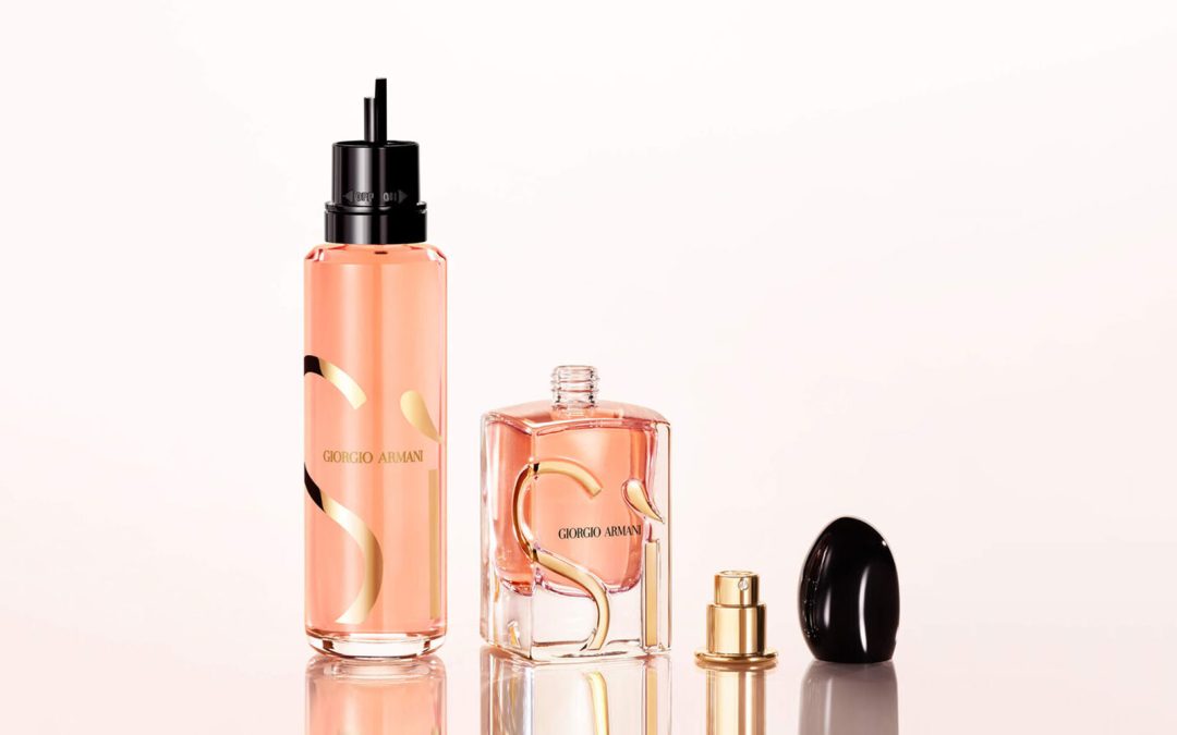 Het nieuwe navulbare Intense SÌ-parfum van het merk Giorgio Armani 