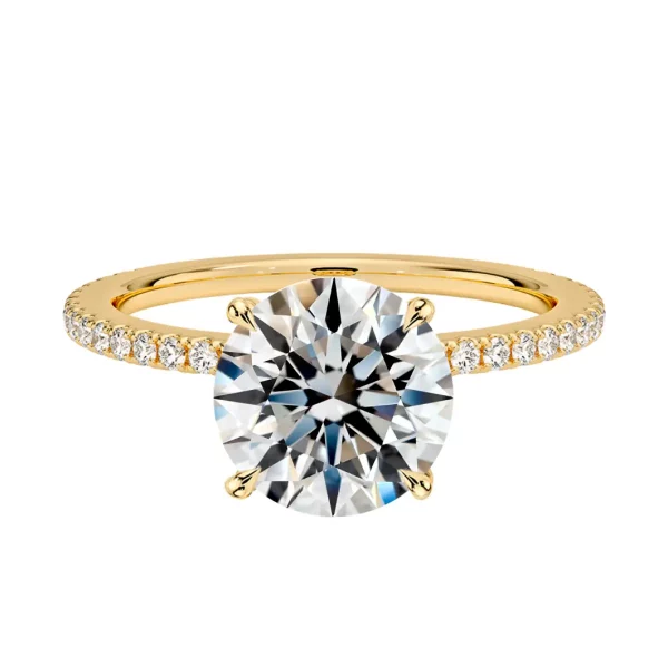 Prestige ring met diamanten solitaire