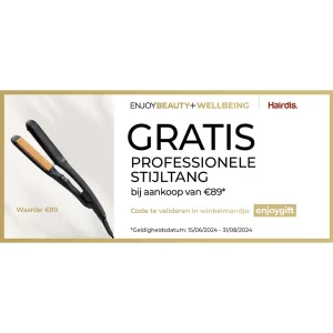 Voucher gratis professionele stijltang